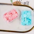Portable Flower Shape Soap Flakes / Skin Friendly Disinfecting Soap Paper / Disposable Boxed Soap Slice for Travel. 