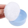 Baby Powder Puff with Container Case - Pink / Blue. 