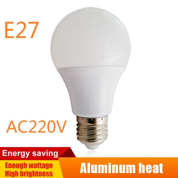 E27 LED bulb AC 220V 230V 240V 21W 18W 15W 12W 9W 6W 3W Lampada LED ...
