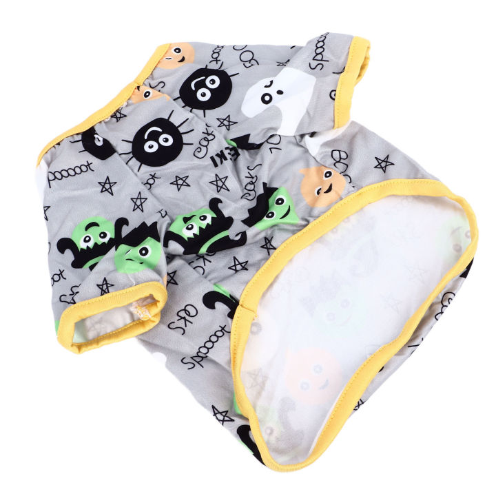 Pet Halloween T Shirt Breathable Soft Fashionable Pet Clothes for Cats Small Dogs