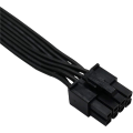 20Pc ATX CPU 8 Pin Male to Dual PCIe 2X 8 Pin (6+2) Male Power Adapter Cable for Modular Power Supply(63cm+23cm). 