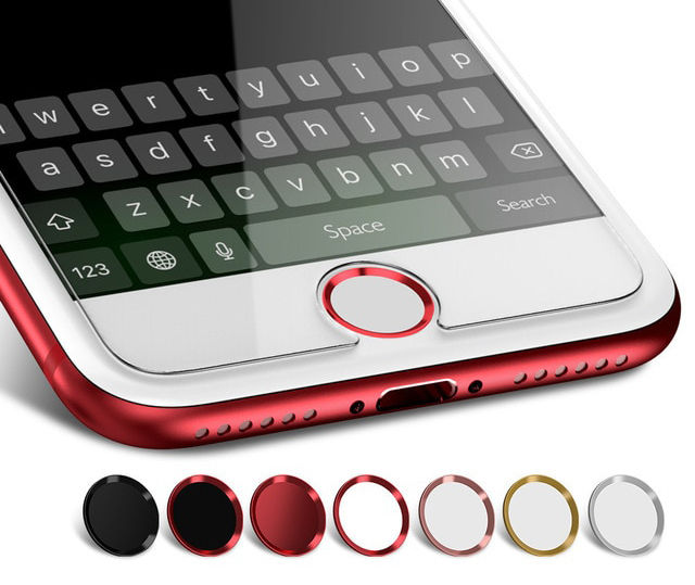 Home Button Sticker Key Finger Print ID Touch ID working Skin Protector Keypad For apple IPhone 5s 5 SE 4 6 6s 7 8 Plus Fingerprint Unlock Touch Key ID Supported Skin