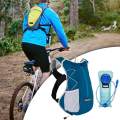Backpack with 2L Water Bladder for Climbing Motorcycle Biking. 