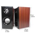 D-092 Leerfei Multimedia Speaker Wooden. 