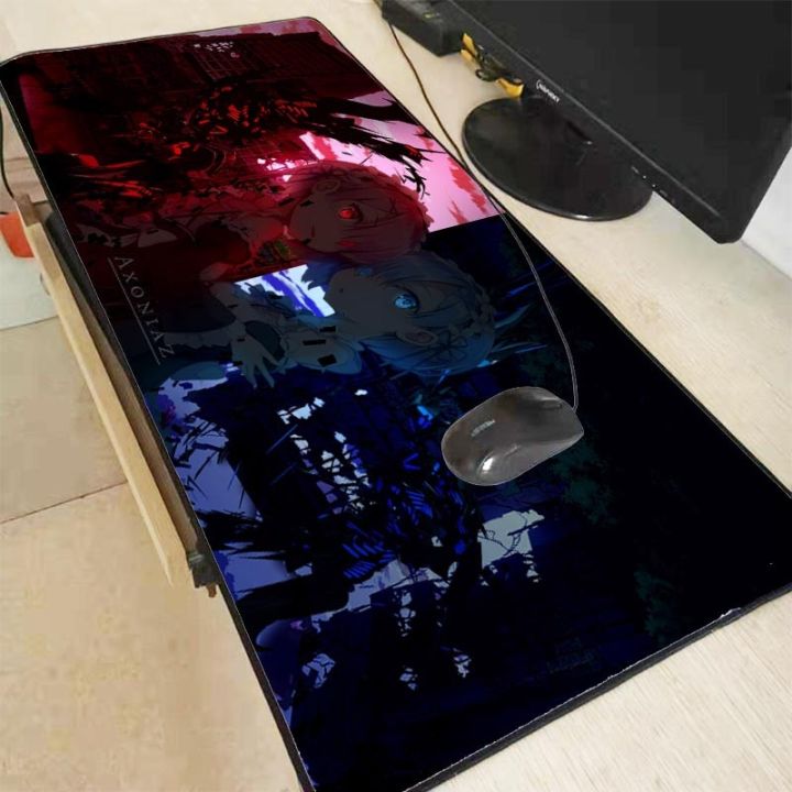 Gaming For Csgo Anime Mat Mouse Re Carpet Mousepad Pad Gamer Computer Xxl Large Keyboard Mouse Pad Girl Rem Desk Mause Pad Zero(350X900Mm_2Mm  Thickness)