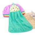 Coral Fleece Bathroom Supplies Soft Hand Towel Absorbent Cloth Rag Hanging Cloth Cleaning Supplies Kitchen Accessories. 