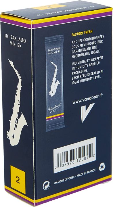 1%20Pc%20Vandoren%20E%20Flat%20Alto%20Saxophone%20Reed%20Strength%202.0%20/%202.5%20/%203.0%20%7C%20Paris%20Traditional%20Alto%20Sax%20Reed%20%7C%20Professional%20Bb%20Eb%20Alto%20Sax%20Reed%20for%20Practice%20Band%20Studio%20Performance%20-%20Image%202