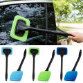 NEW Premium Car Window Cleaner Brush Car Windshield Cleaning Tool Microfiber Wiper Cleaner Cleaning Brush for Interior Auto Window. 