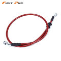 Motorcycle 500mm-2000mm Braided Steel Hydraulic Reinforced Brake Clutch Radiator Cooler Hose Line 28 Degree Banjo. 