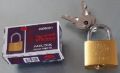 Pad Lock 20MM and 30MM (Globe) brass Painted. (Small Size) Suitable for All Purposes.. 