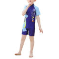 Kidlove Boy Kid Jumpsuit Swimwear Cartoon Fast Dry Short Sleeve Surfing Beachwear for 3-12Y. 