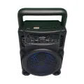 GTS-1360 Portable Bluetooth Speaker with Radio USB rechargeable Wireless   - Colourful RGB Light - jblbt BT Wireless Speaker Portable Speaker jblbt With FM Radio Big Bass Speaker TF Memory Card Reader USB Pen Drive USB Rechargeable Speaker jbl speake. 