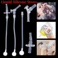 10 Pcs Baby Bottle Liquid Silicone Straw Replacement Sippy Children Drink Cup Baby Drink Bottle Parts Feeding Accessories. 