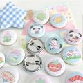 6Pcs Cute Cartoon Mini Cartoon Retro Button Badge Kawaii Kids Backpack Pencil Bag Handheld DIY Decorative Brooch Pin Accessories XIEGONG. 