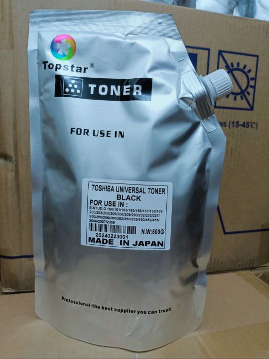 High Quality Photocopy Toner Powder - Compatible Printer and copier Toshiba and cannon universal toner powder (MADE in JAPAN) for use in TOSHIBA e studio 165/166/181/182/195/207/212/230/232/233/255/256/306/455/456/ 257/307/357/457/507