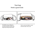 Multi-Pocket Women Insert Bag Felt Fabric Purse Handbag Organizer Bag Liner Tote MJK. 