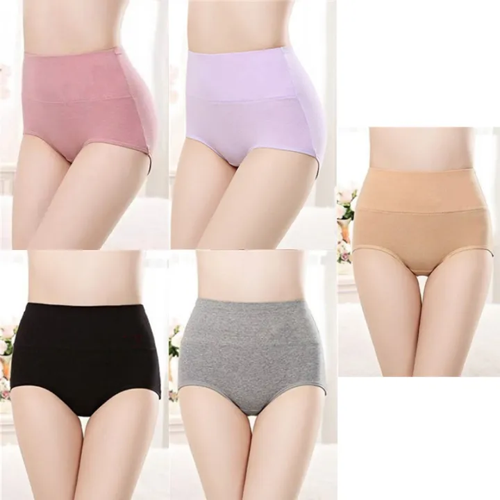 5PCS%20High%20Waist%20Cotton%20Panties%20Women%20Body%20Shaper%20Underwear%20Plus%20Size%20XL-4XL%20Fashion%20Girls%20Briefs%20Seamless%20Female%20Lingerie%20-%20Image%202