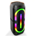 GTS-2132 Portable Wireless Bluetooth Speaker with Mic LED Light RGB Support Mic, FM, AUX, USB, SD Card Karaoke Speaker Buffel Subwoofer Music Player Party Box with Microphone GTS Speaker KTS 2132. 