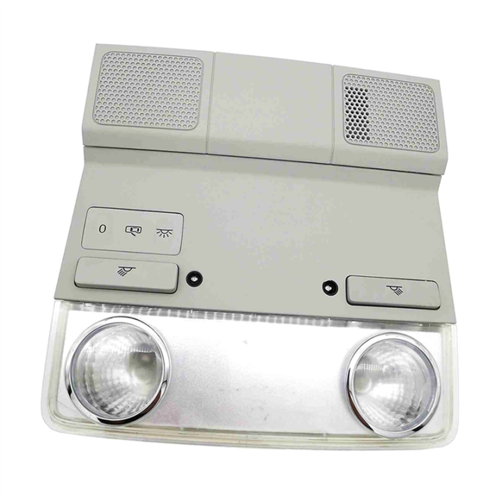 Front Ceiling Light Reading Light Interior Roof Light Car Replacement Parts Accessories for VW Golf 6 MK6 Passat B6 Skoda Yeti Superb Gray