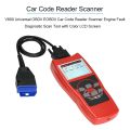 (New) V800 Car Mini Code Reader OBD2 Fault Detector Diagnostic Tool. 