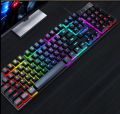Gaming Keyboard T-WOLF T20 RGB 7-Color Lighting Keyboard. 