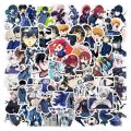 100 s Blue Lock Stickers Isagi Yoichi Cartoon Stickers Decals DIY Phone Case Laptop Skateboard Cool Anime Kids Sticker Toy. 