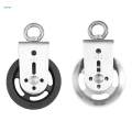 Bearing Pulley Wheel Pulley Systems Lifting Lightweight Lifting Wheels Cable Pulley for Snatch Hoist Wire Rope Crane Traction DIY Attachment. 