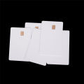 New 5 Pcs ISO PVC IC With SLE4442 Chip Blank Smart Card Contact IC Card Safety White. 