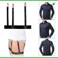 Pair of Unisex Garter Suspender Shirt Stay Clip Dress Shirt Holder Straps Non-Slip Shirt Clip Shirt Stays Shirt Holder Men Dress Shirt Garter Stays Keep Tuck Non-Slip Clips Non-Slip Locking Clamps Garter Straps Suspenders Anti Slip Shirt Pull Down Shirt. 