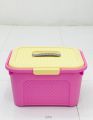 Plastic Storage Box Home Organizer With Lockable Lid Outdoor For Cloths Food Makeup Medicine Etc.. 