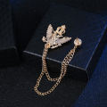 1 Piece Men's Elegant Lapel Pin Badge with Chains Brooch Pin for Suit Tuxedo--40 Styles Available. 