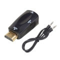 HDMI to VGA converter adapter + 3.5mm audio Jack HDMI Male to VGA Female Converter adapter full HD 1080P Cp 582 L. 