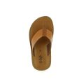 U SOFTO BOYS V STRAP SLIPPERS TAN - 01. 