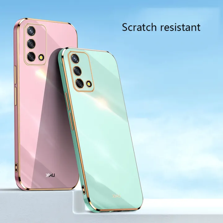 Biruiqu%20for%20OPPO%20F19%20Back%20Cover%20Luxury%206D%20Plating%20Frame%20Shiny%20Bling%20Phone%20Pounch%20Soft%20Silicone%20Square%20Phone%20Case%20-%20Image%203