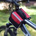 Sports Bicycle Cycling Pouch Frame Pannier Front Tube Cellphone Double Bag. 