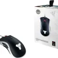 Razer DeathAdder Elite Gaming Mouse: 16,000 DPI Optical Sensor - Chroma RGB Lighting - 7 Programmable Buttons - Mechanical Switches - Rubber Side Grips - Destiny 2 Edition. 