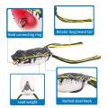 【Miga Plaza】  Black Thunder Frog Lure Topwater Fly Fishing Artificial Bait Saltwater Insect Soft Lures Bass Fishing Frog Baits. 