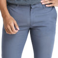 Moose Slim Fit Charcoal Chino Pants for Men - Casual & Formal Slim Fit Trousers. 