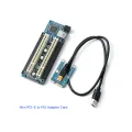 HXSJ Mini Pci-E To Pci Adapter Card Mpci-E To Pci Riser Adapter With Sata Power Cable Expansion Card With External Capture Card. 