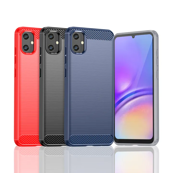 Lenuo%20Carbon%20Fiber%20Bumper%20Phone%20Case%20For%20Samsung%20Galaxy%20A05%20Back%20Cover%20Coque%20Shockproof%20Protective%20-%20Image%202