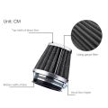 35MM-Motorcycle Air Filter Mushroom Head Filters Universal Motorcycle Air Intake Filter Cleaner Black. 