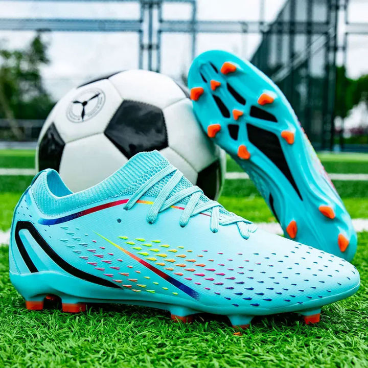 Original Men's Soccer Shoes Non-Slip Turf Soccer Cleats FG Training Football Shoes Sneakers Football Boots for Men Free Shipping