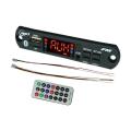 12V USB TF Wireless Music Car MP3 Player Set with Remote Control Bluetooth 5.0 Mini MP3 WMA Audio Module Decoder Board. 