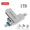 Lenovo 2TB High Speed 1TB Pendrive Type-c OTG Key Usb Flash Driver USB 3.0 Usb Stick Pen Drive Gift For IPhone 14 Pro/iPad/Mac. 