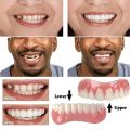 False Teeth Silicone Upper Lower Veneers Perfect Laugh Veneers Dentures Paste Teeth Braces for Tooth Oral Hygiene ToolsBasketball. 