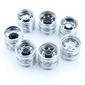 2pcs Metal Upgrade Hub Wheels Rim For 1/14 Tamiya Rc Dump Truck Scania 770s R620 Volvo Benz Arocs Man Tgx Lesu Car Accessories. 