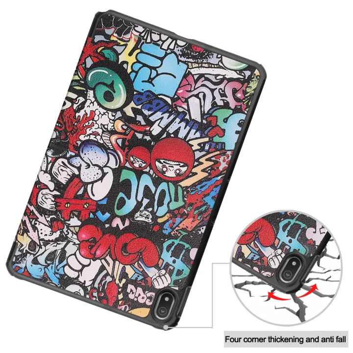 For%20Nokia%20T20%20Painted%20Leather%20Tablet%20Case%20with%203-Fold%20Holder%20-%20Image%205