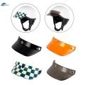 Visor Snap Shade Protector for Retro Helmets 3/4 Helmets Black. 