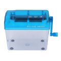 Manual Shredder Strip Cut Paper Shredder Safe Operation with Handle for Office Use for 1 Sheet A6 Paper. 