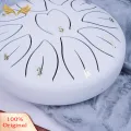 SuperRide Soothing Rhythms 6 Inch Steel Tongue Drum 11 Tone Handpan Drum for Meditation Yoga Sound Healing D Major Beginner Percussion Instrument with Mallets Ethereal Rain Drum Pan Drum for Rain Drum. 
